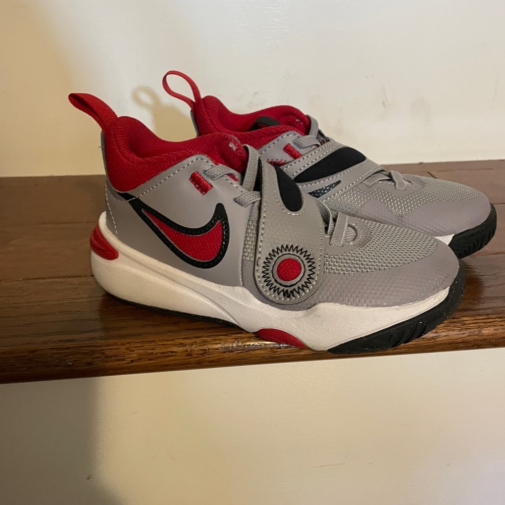 Nike Kids Sneakers Red and Gray